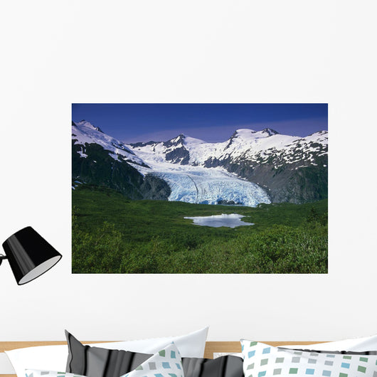 Portage Glacier from Portage Wall Decal
