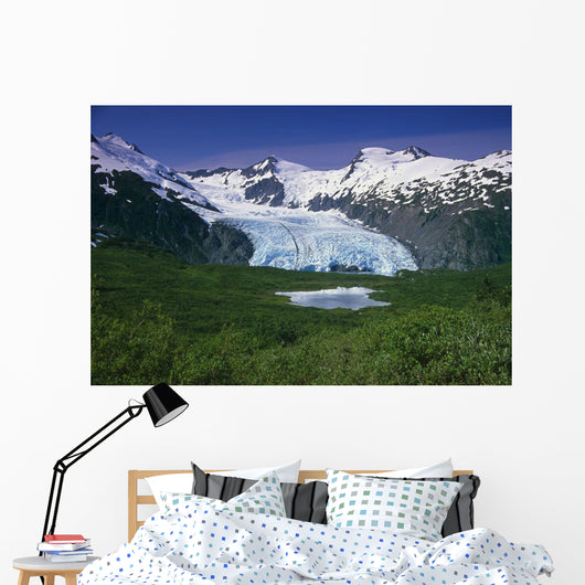 Portage Glacier from Portage Wall Decal