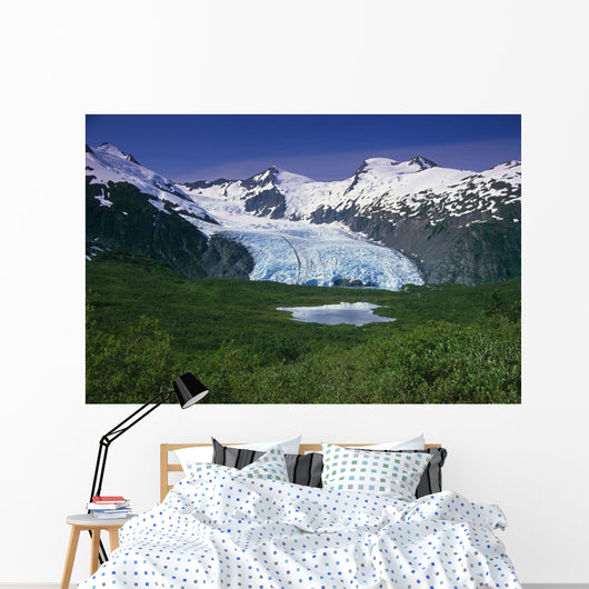 Portage Glacier from Portage Wall Decal