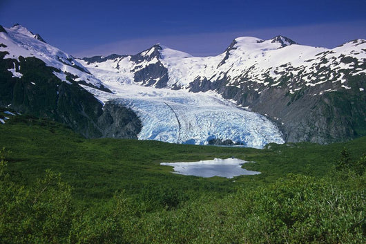 Portage Glacier from Portage Wall Decal
