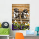 Iditarod Alaskan Husky Puppies Wall Decal Design 2