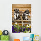 Iditarod Alaskan Husky Puppies Wall Decal Design 2