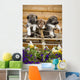Iditarod Alaskan Husky Puppies Wall Decal Design 2