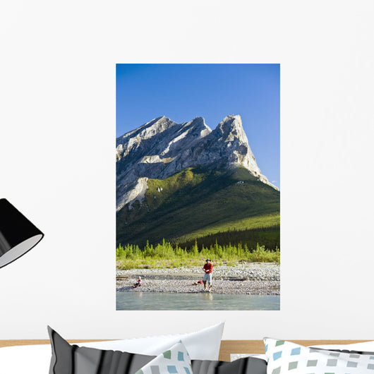 Father and Son Fishing Wall Decal