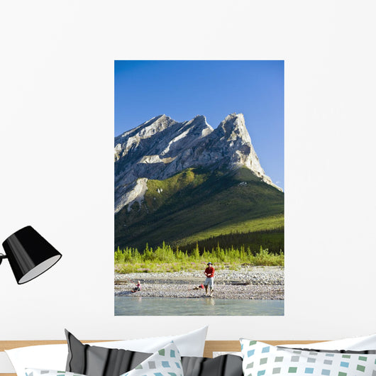 Father and Son Fishing Wall Decal