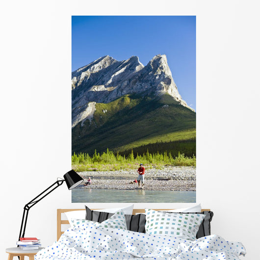 Father and Son Fishing Wall Decal