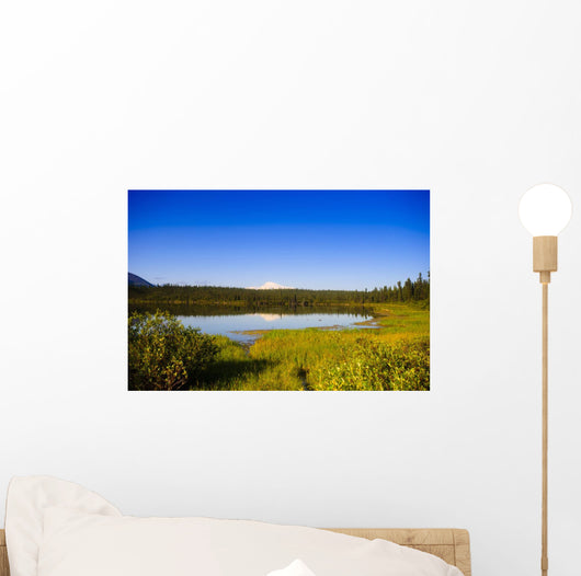 Mount Sanford Reflecting Twin Wall Decal