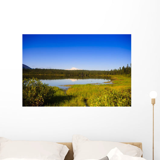 Mount Sanford Reflecting Twin Wall Decal