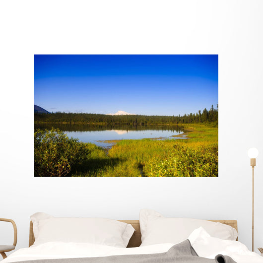 Mount Sanford Reflecting Twin Wall Decal