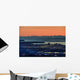 Anchorage Skyline Sunset with Wall Decal