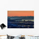 Anchorage Skyline Sunset with Wall Decal