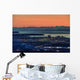 Anchorage Skyline Sunset with Wall Decal