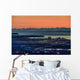 Anchorage Skyline Sunset with Wall Decal