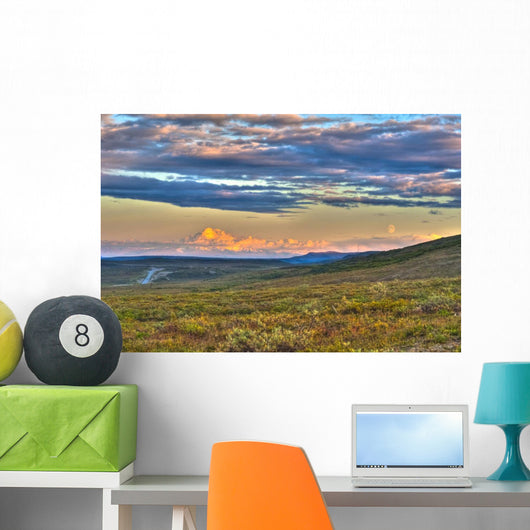 Moon Rising and Mount Wall Decal