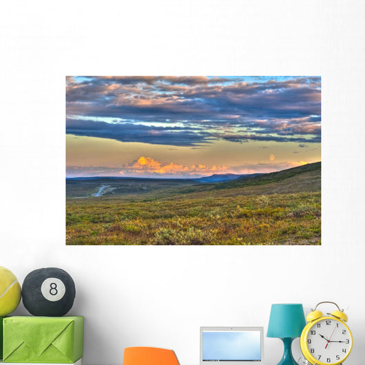 Moon Rising and Mount Wall Decal