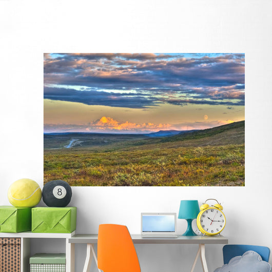 Moon Rising and Mount Wall Decal