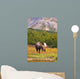 Bull Moose Rut Standing Wall Decal Design 1