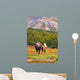 Bull Moose Rut Standing Wall Decal Design 1