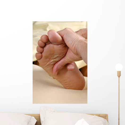 spa reflexology foot massage treatment Wall Mural