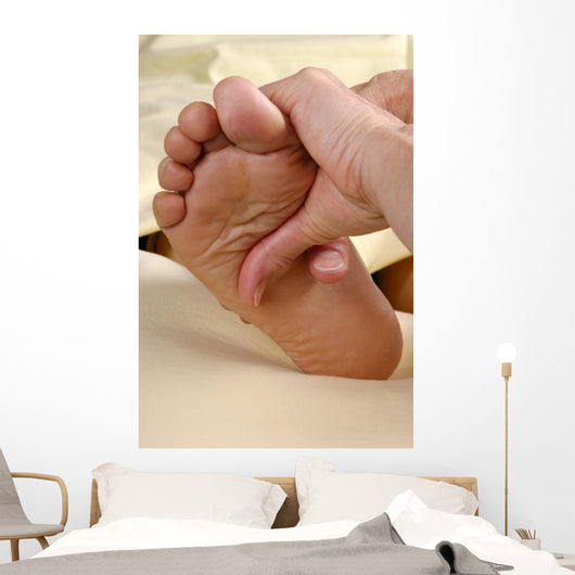 spa reflexology foot massage treatment Wall Mural