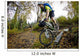 Man Mountain Biking over Wall Decal Design 2