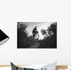 Man Mountain Biking and Wall Decal