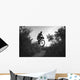 Man Mountain Biking and Wall Decal