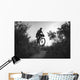 Man Mountain Biking and Wall Decal