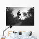 Man Mountain Biking and Wall Decal