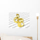 Treble Clef Sheet Printed Wall Decal