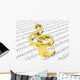 Treble Clef Sheet Printed Wall Mural