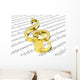 Treble Clef Sheet Printed Wall Decal
