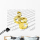 Treble Clef Sheet Printed Wall Mural