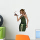 Elf Woman and Pet Wall Decal