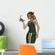 Elf Woman and Pet Wall Decal