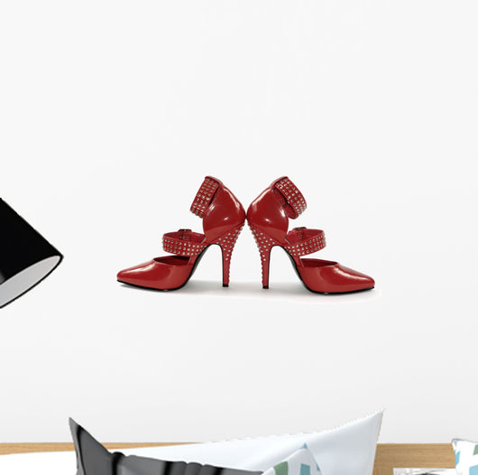 Red Fetish Shoes Wall Decal