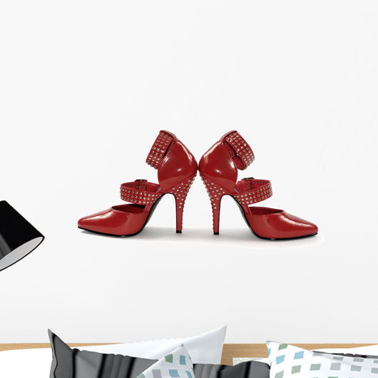 Red Fetish Shoes Wall Decal