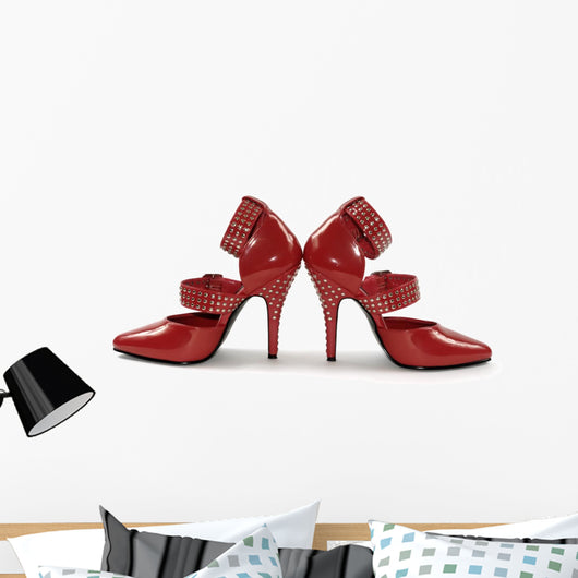 Red Fetish Shoes Wall Decal