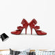 Red Fetish Shoes Wall Decal