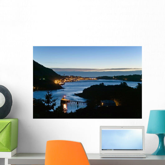  Boat Harbor Morning Wall Decal