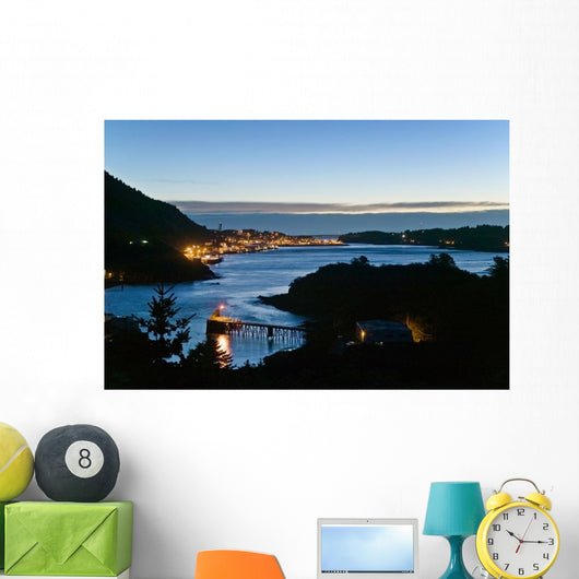  Boat Harbor Morning Wall Decal