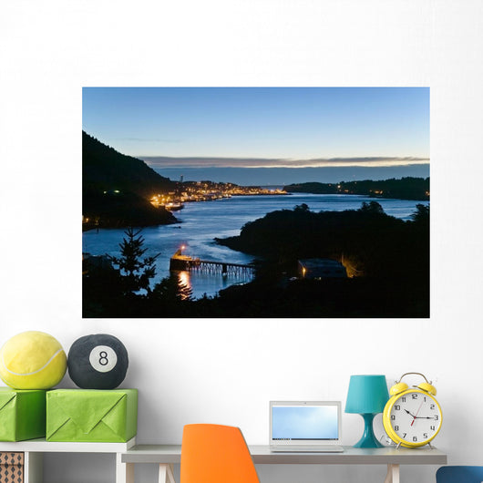  Boat Harbor Morning Wall Decal