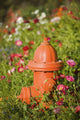 Fire Hydrant Flowers Kodiak Wall Decal
