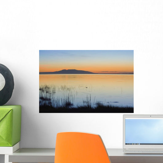 Sunset over Mount Susitna Wall Decal