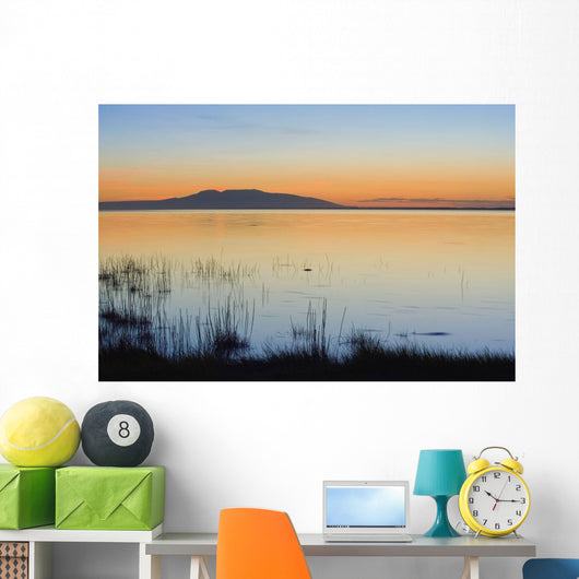 Sunset over Mount Susitna Wall Decal