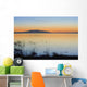 Sunset over Mount Susitna Wall Decal