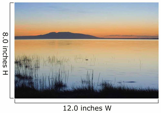 Sunset over Mount Susitna Wall Decal