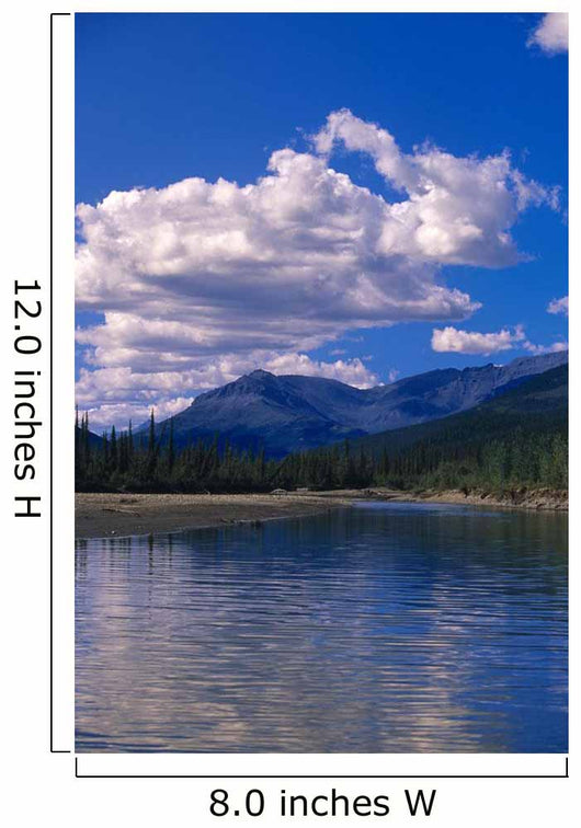 Clouds Reflecting John River Wall Decal