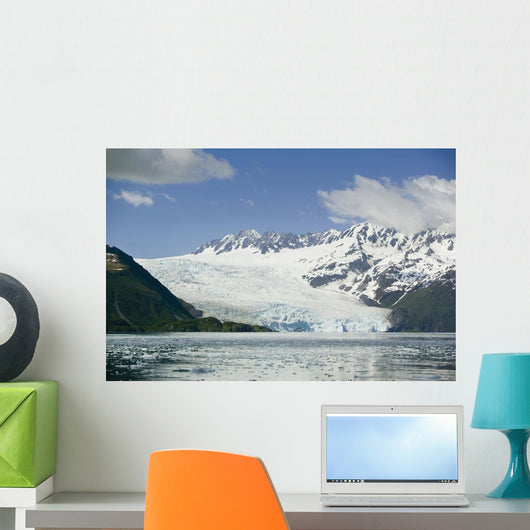 Aialik Glacier Meets Aialik Wall Decal 2
