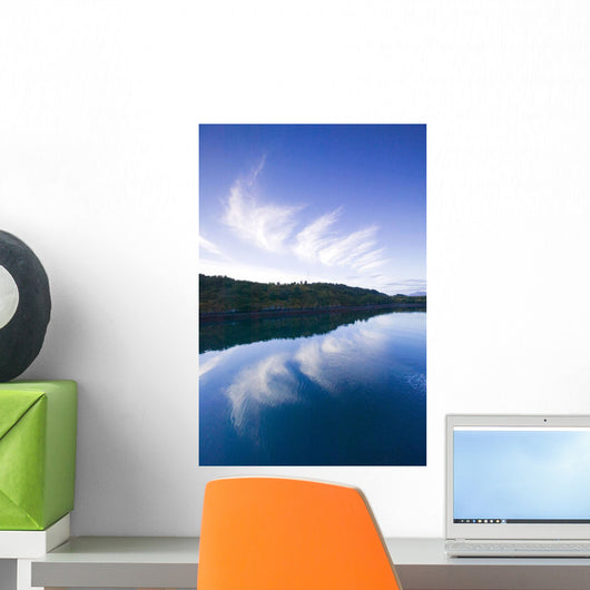Clouds Reflecting St Paul Harbor Wall Decal